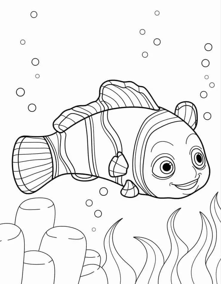 Immagine Alla ricerca di Nemo da colorare