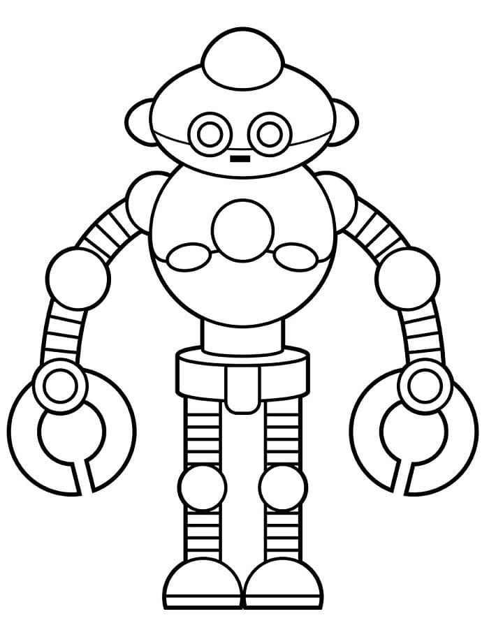 Immagine Robot da colorare