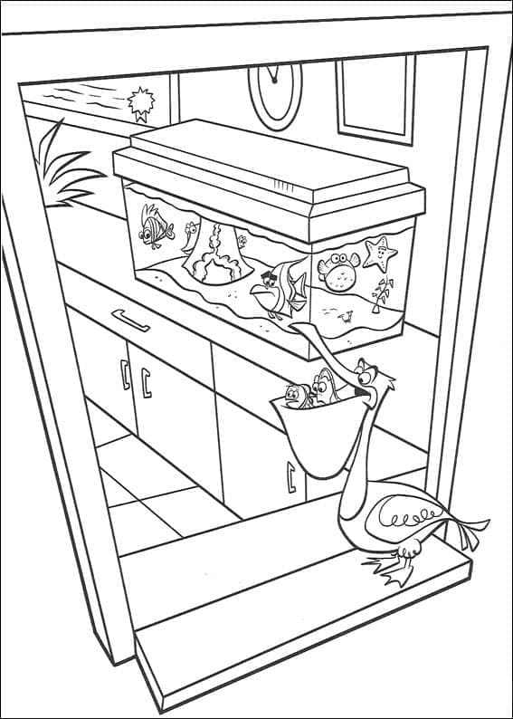 Immagine Stampabile Alla ricerca di Nemo da colorare