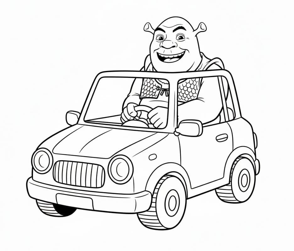 Immagine Stampabile Shrek da colorare