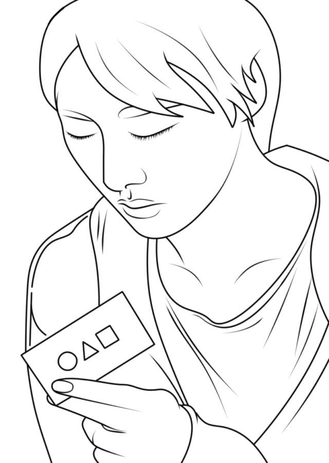 Immagine Stampabile Squid Game da colorare