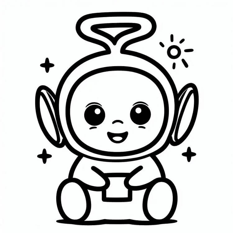 Immagine Teletubbies da colorare