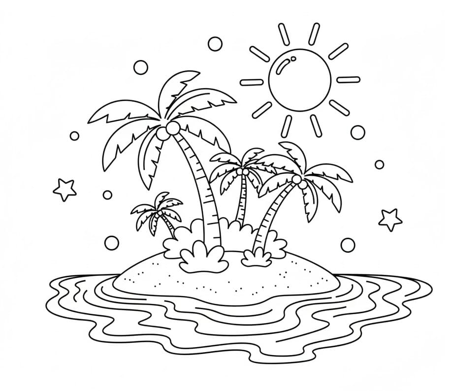 Isola Figa da colorare