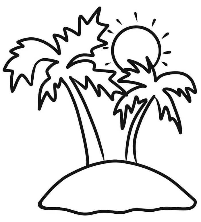 Isola per Bimbi da colorare