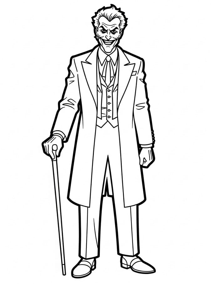 Joker DC da colorare
