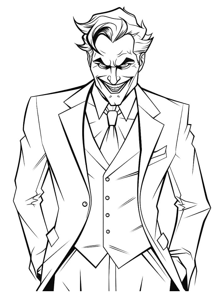 Joker Gratis per Bambini da colorare