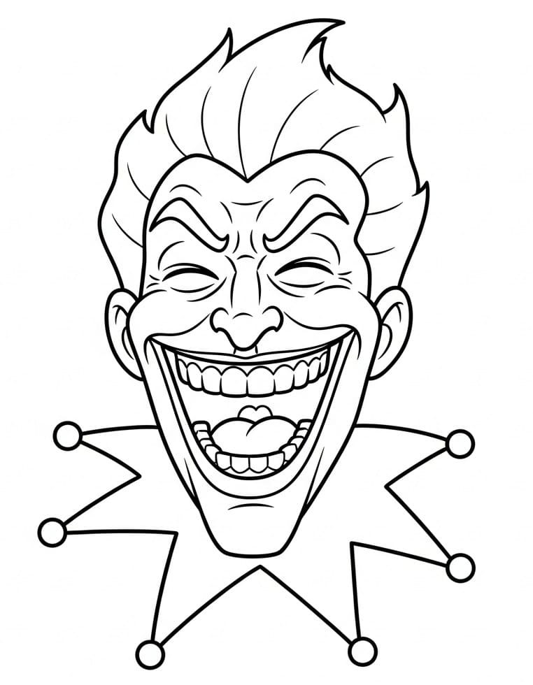 Joker da Stampare da colorare