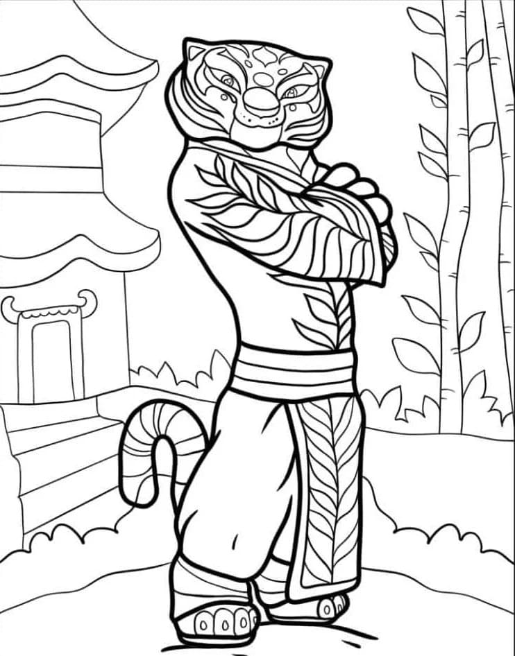 Kung Fu Panda da Stampare da colorare