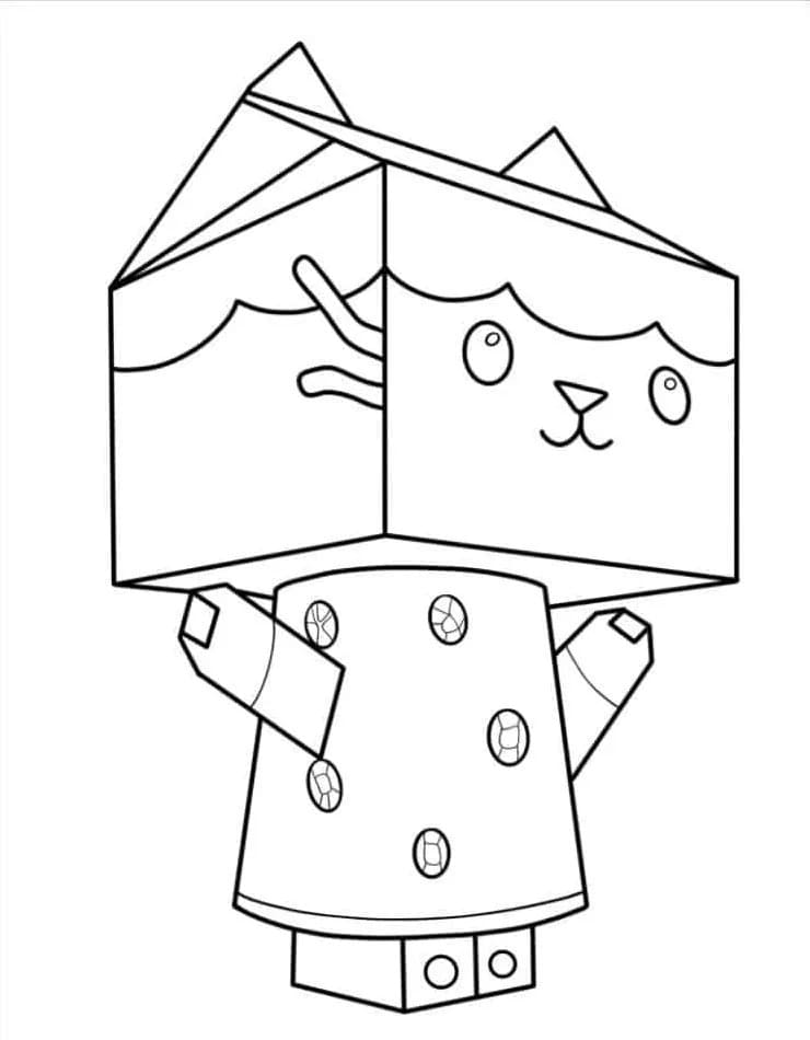 La casa delle bambole di Gabby (10) da colorare