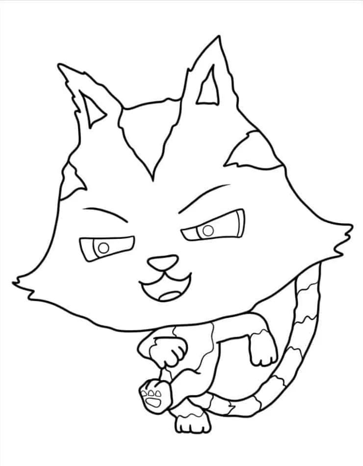 La casa delle bambole di Gabby (11) da colorare