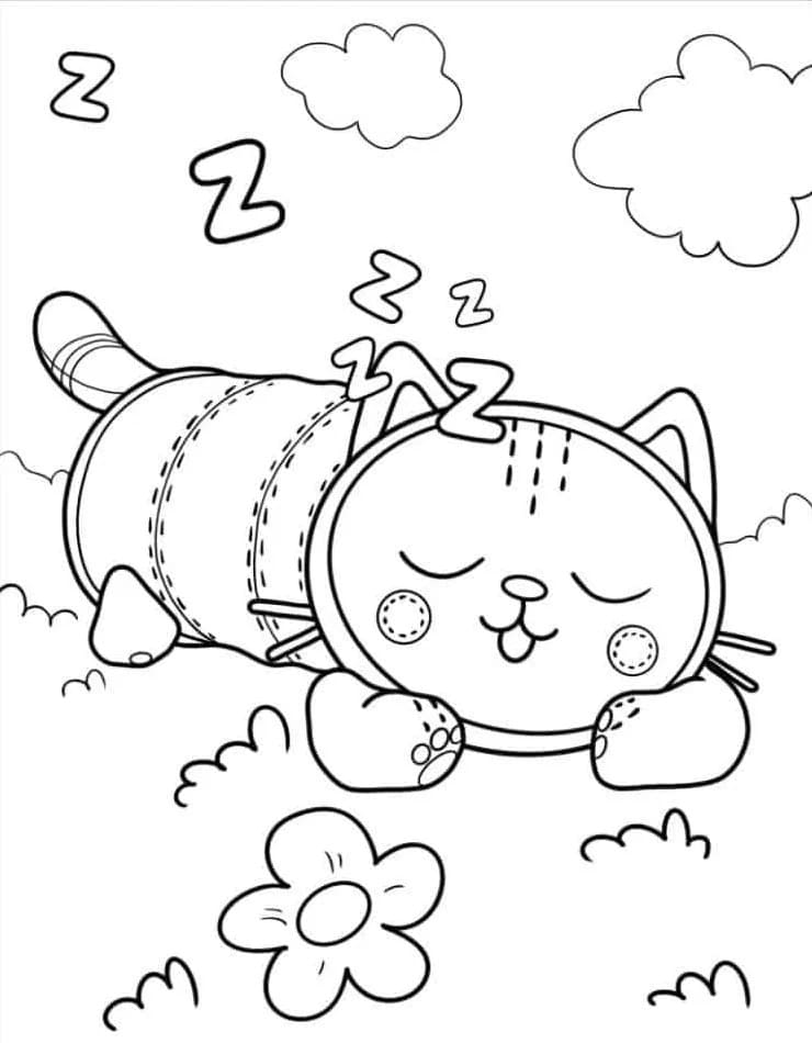 La casa delle bambole di Gabby (14) da colorare