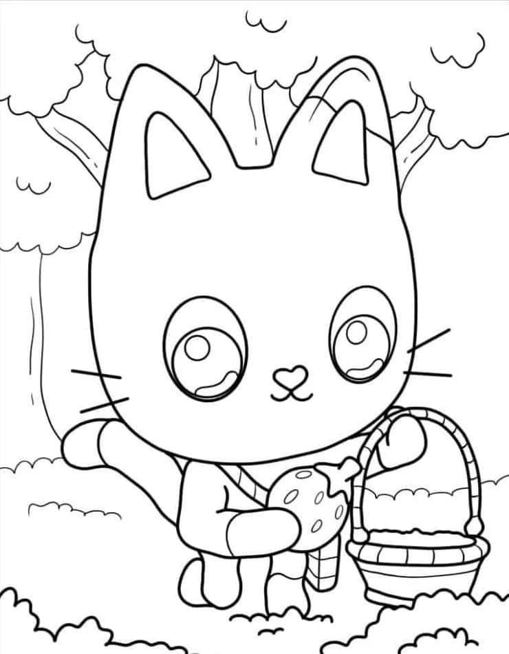 La casa delle bambole di Gabby (16) da colorare