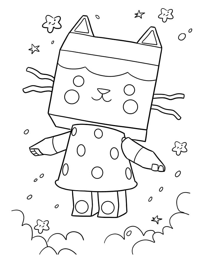 La casa delle bambole di Gabby (22) da colorare