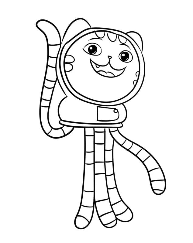 La casa delle bambole di Gabby (31) da colorare