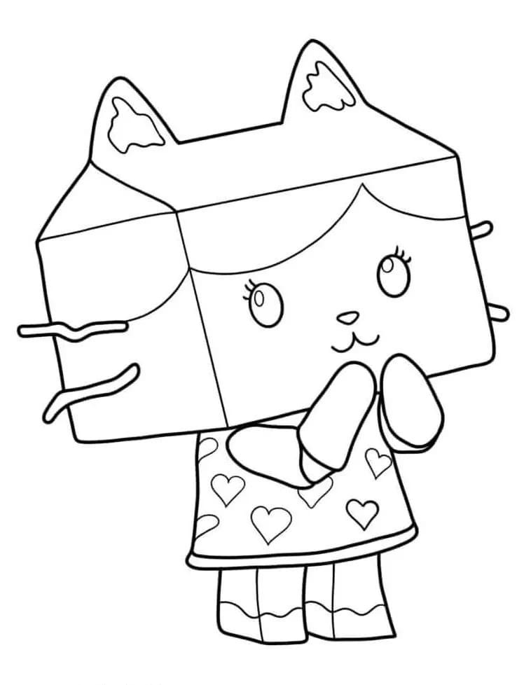 La casa delle bambole di Gabby (36) da colorare