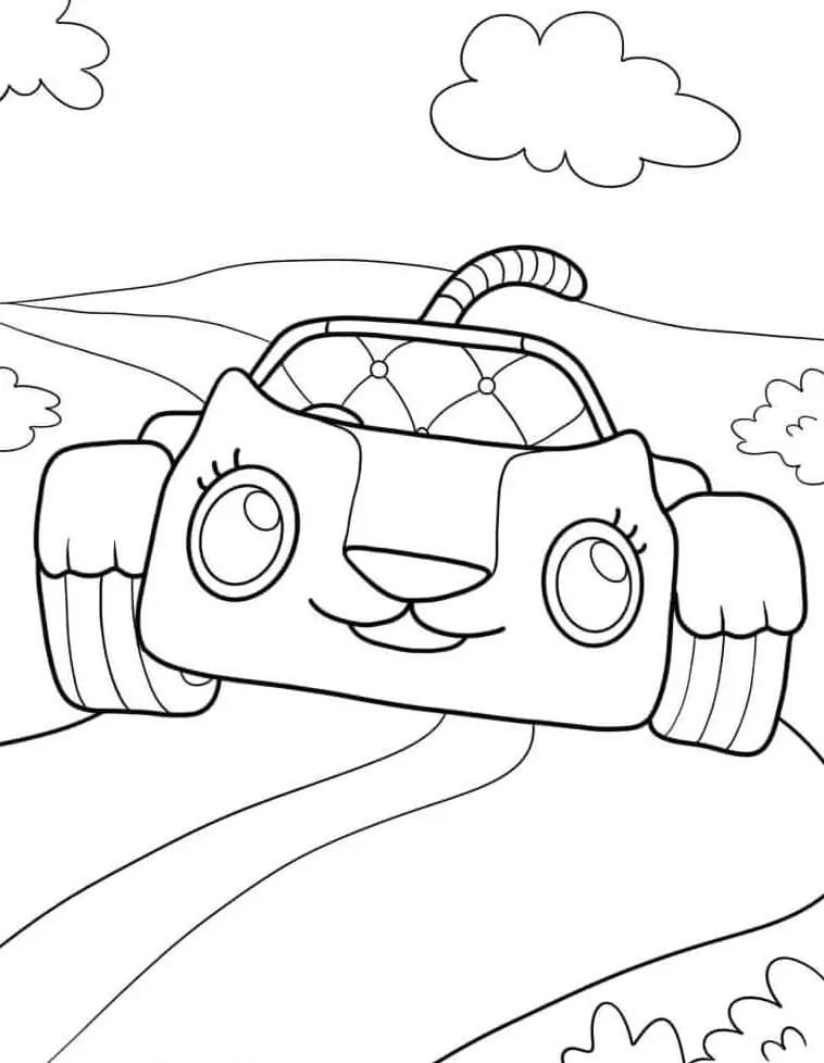 La casa delle bambole di Gabby (6) da colorare