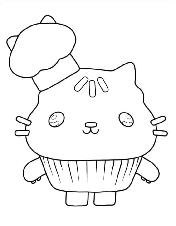 La casa delle bambole di Gabby (8) da colorare