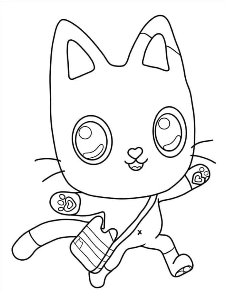 La casa delle bambole di Gabby (9) da colorare