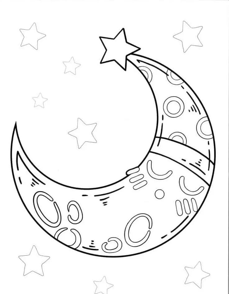 Luna Figa da colorare