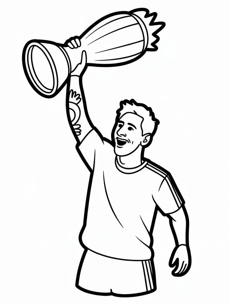 Messi Fantastico da colorare