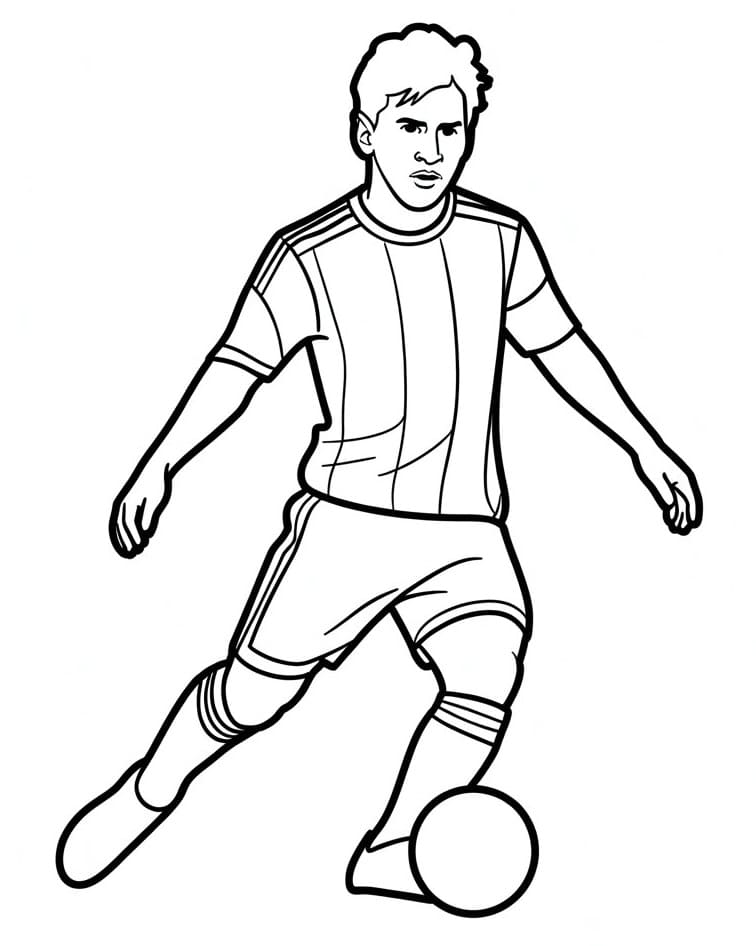 Messi Gratis Stampabile da colorare