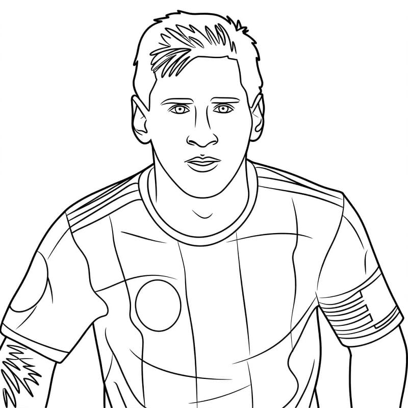Messi Gratis per Bambini da colorare