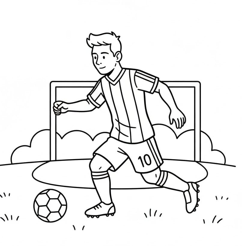 Messi Gratuito da colorare