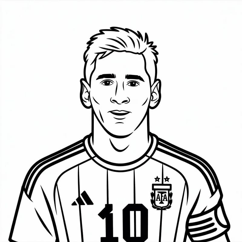 Messi Regalo da colorare