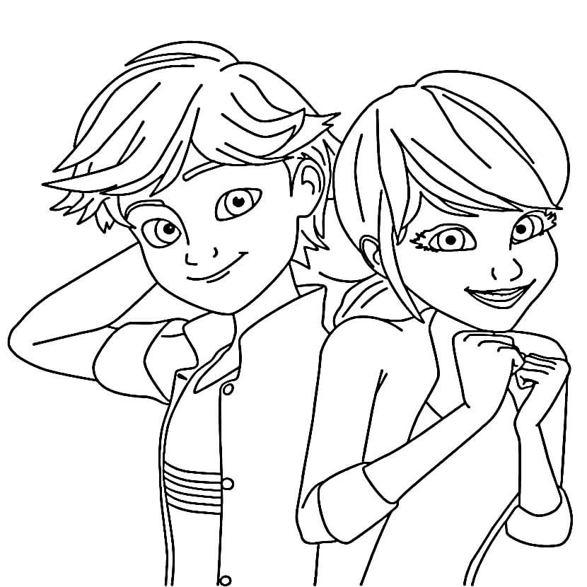 Miraculous Ladybug da colorare