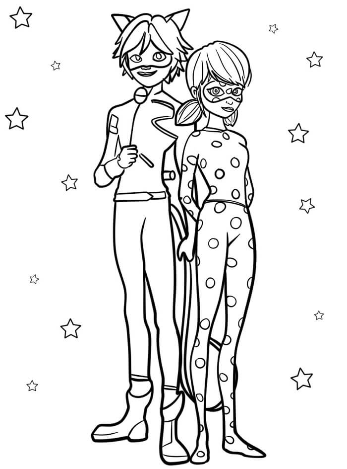 Miraculous Ladybug (4) da colorare