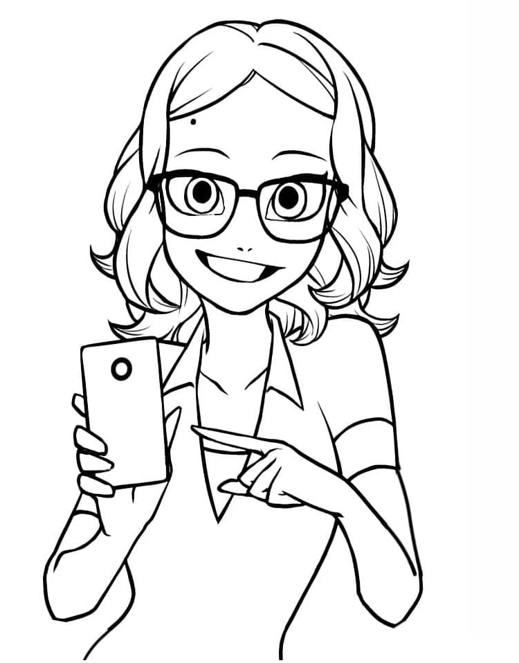 Miraculous Regalo da colorare