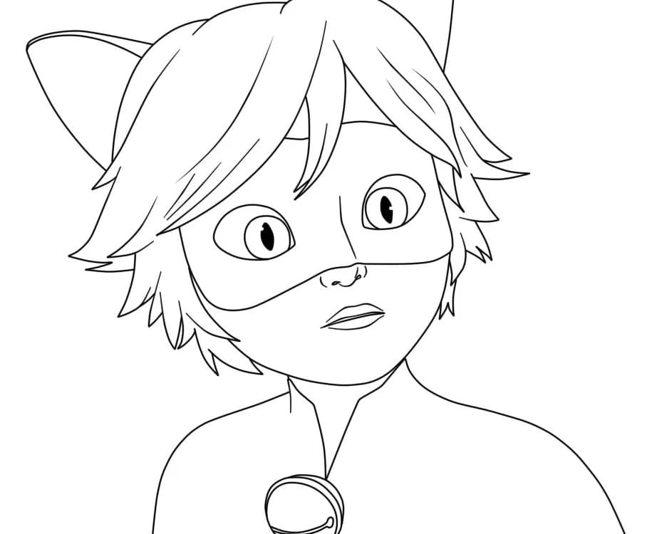 Miraculous Stampabile Gratis da colorare