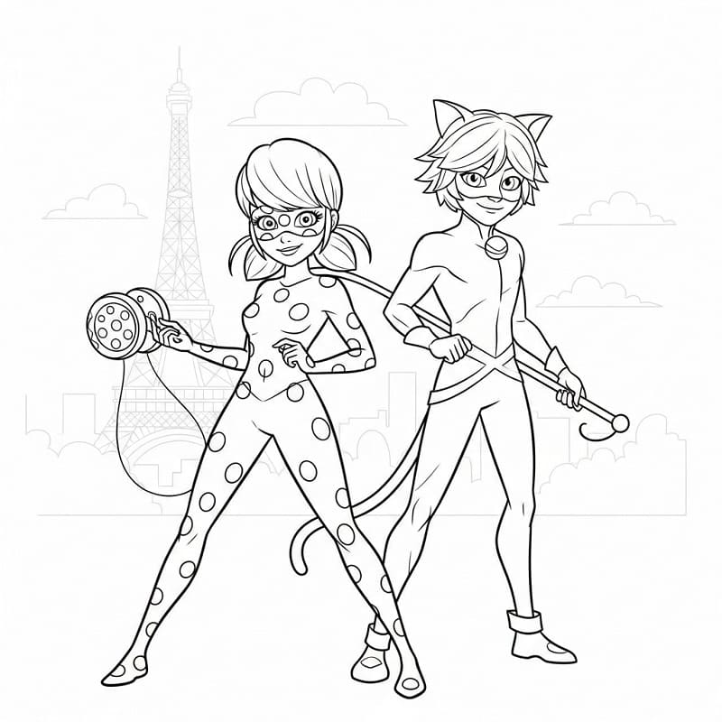 Miraculous Straordinario da colorare