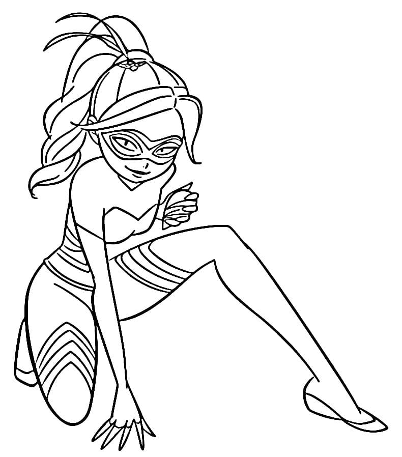 Miraculous per Bimbi di 2 Anni da colorare