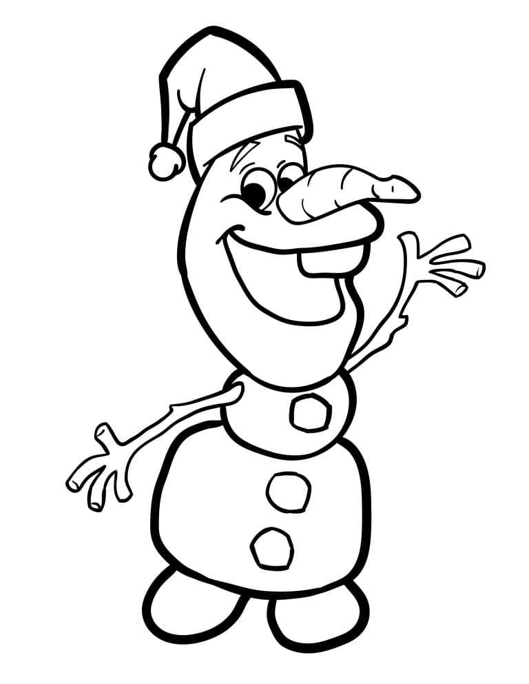 Olaf Stampabile da colorare