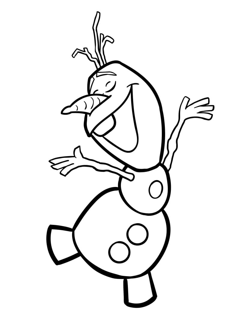 Olaf per Bimbi da colorare