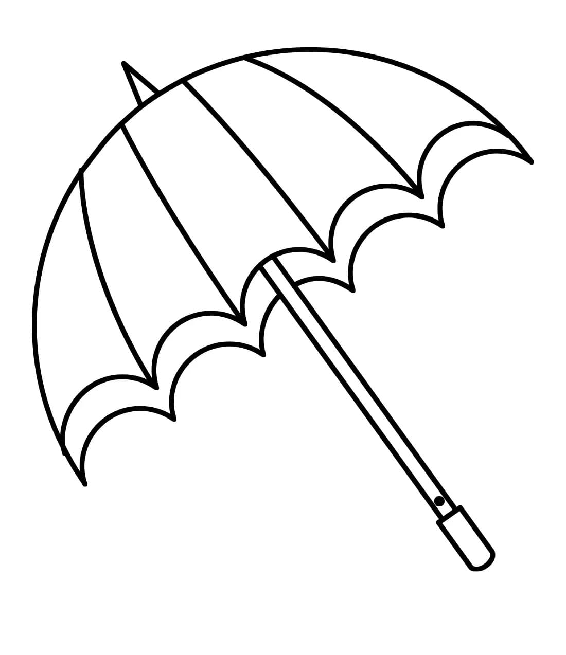 Ombrello (5) da colorare
