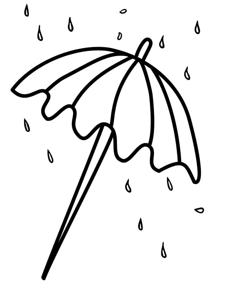 Ombrello (6) da colorare