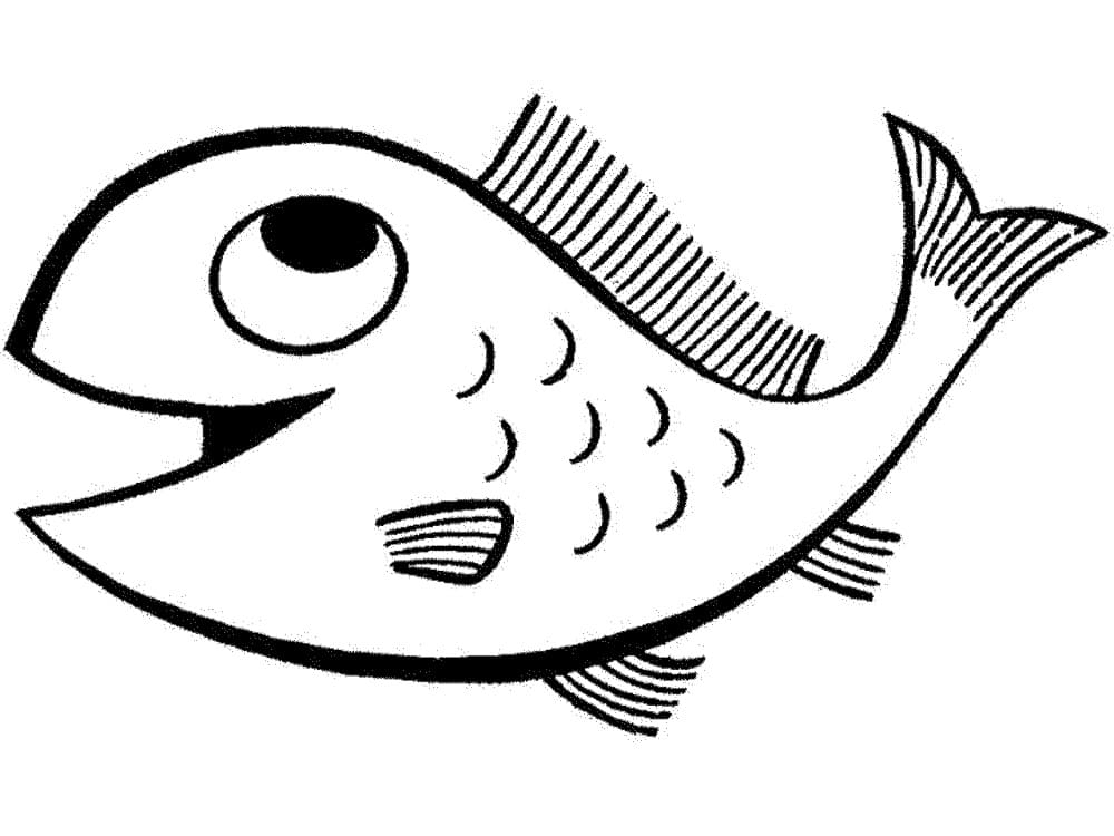 Pesce (1) da colorare