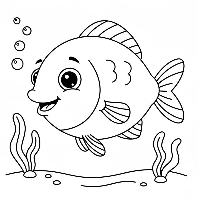 Pesci da colorare