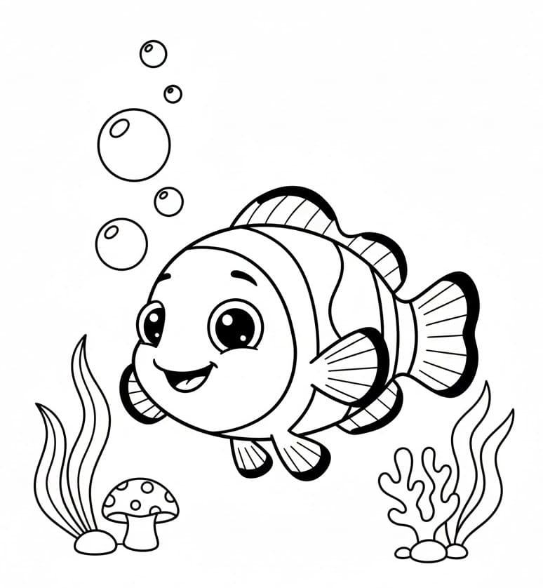 Pesce Gratuito da colorare