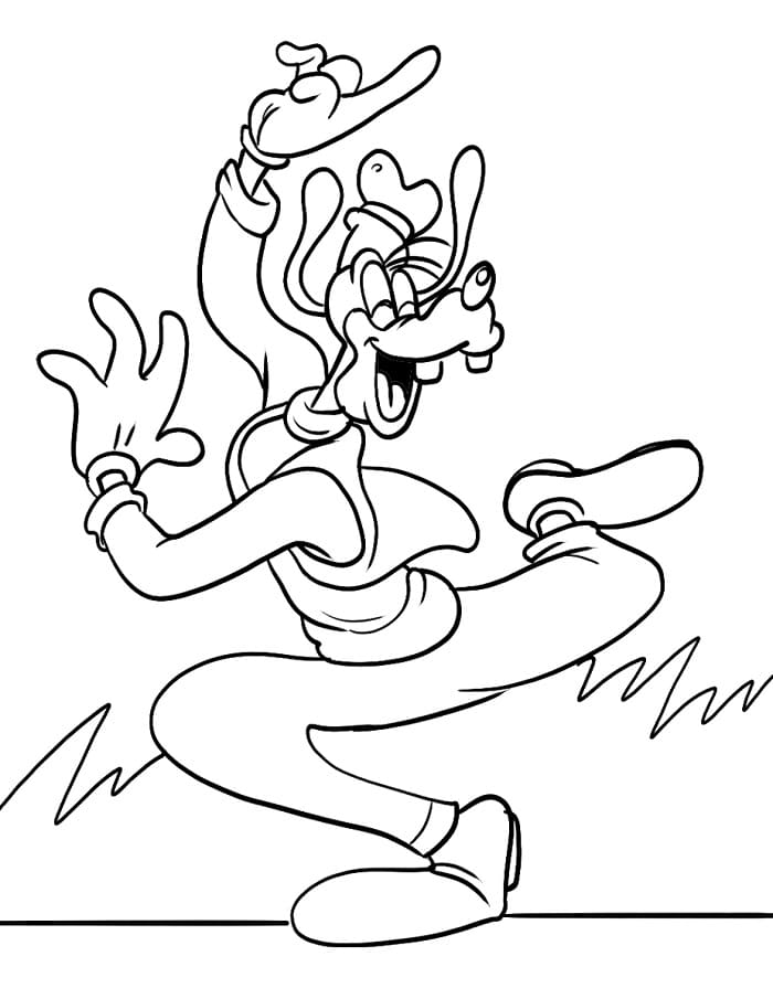 Pippo Animato da colorare