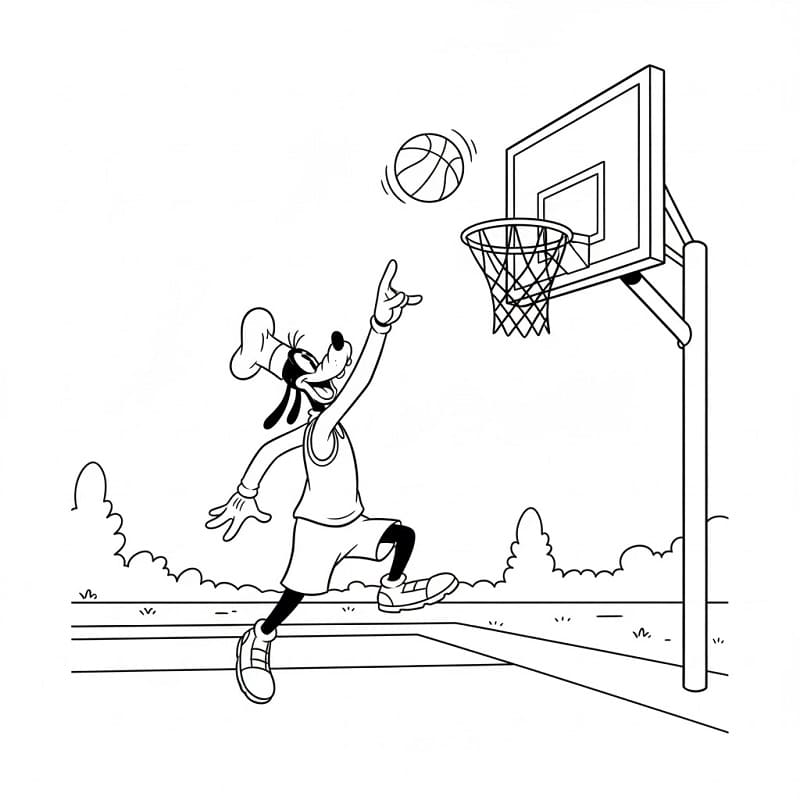 Pippo Base da colorare