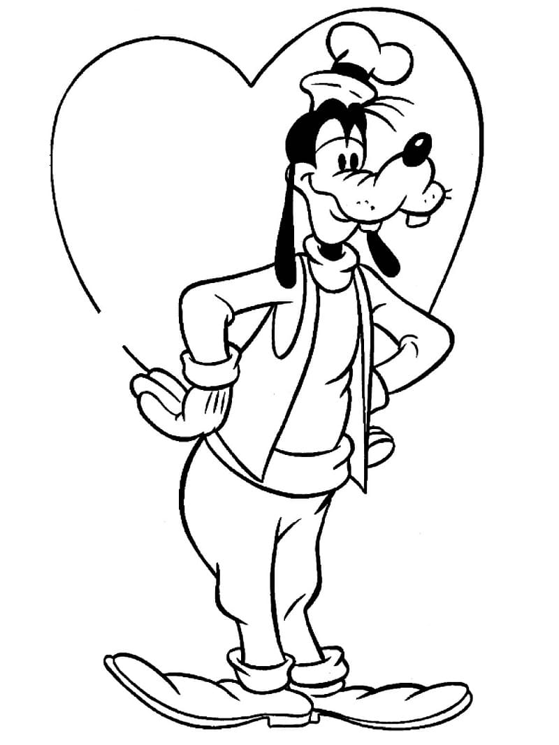 Pippo Facile da colorare