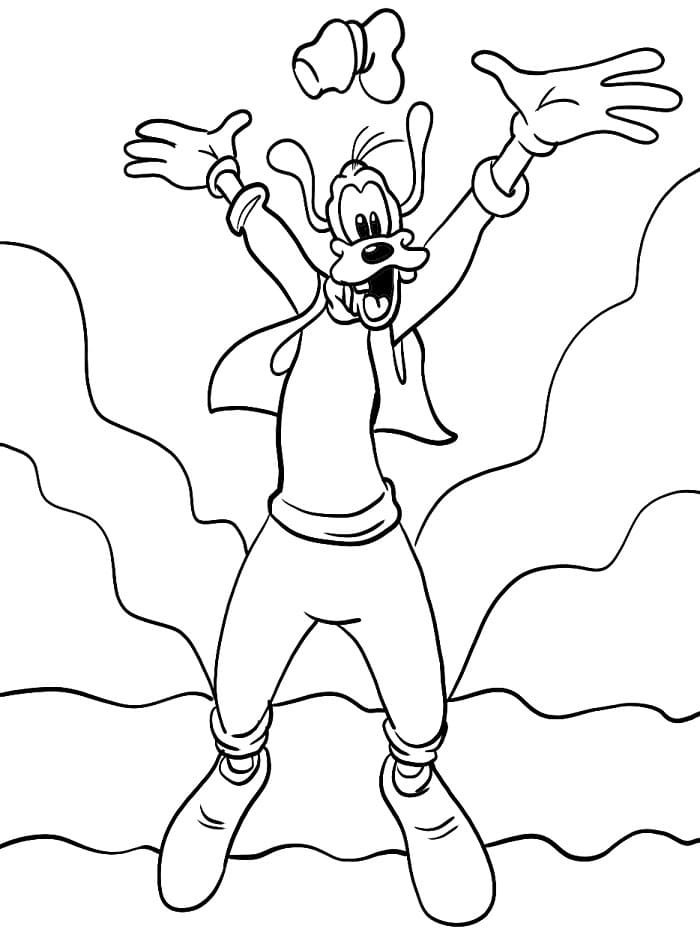 Pippo Gatto da colorare