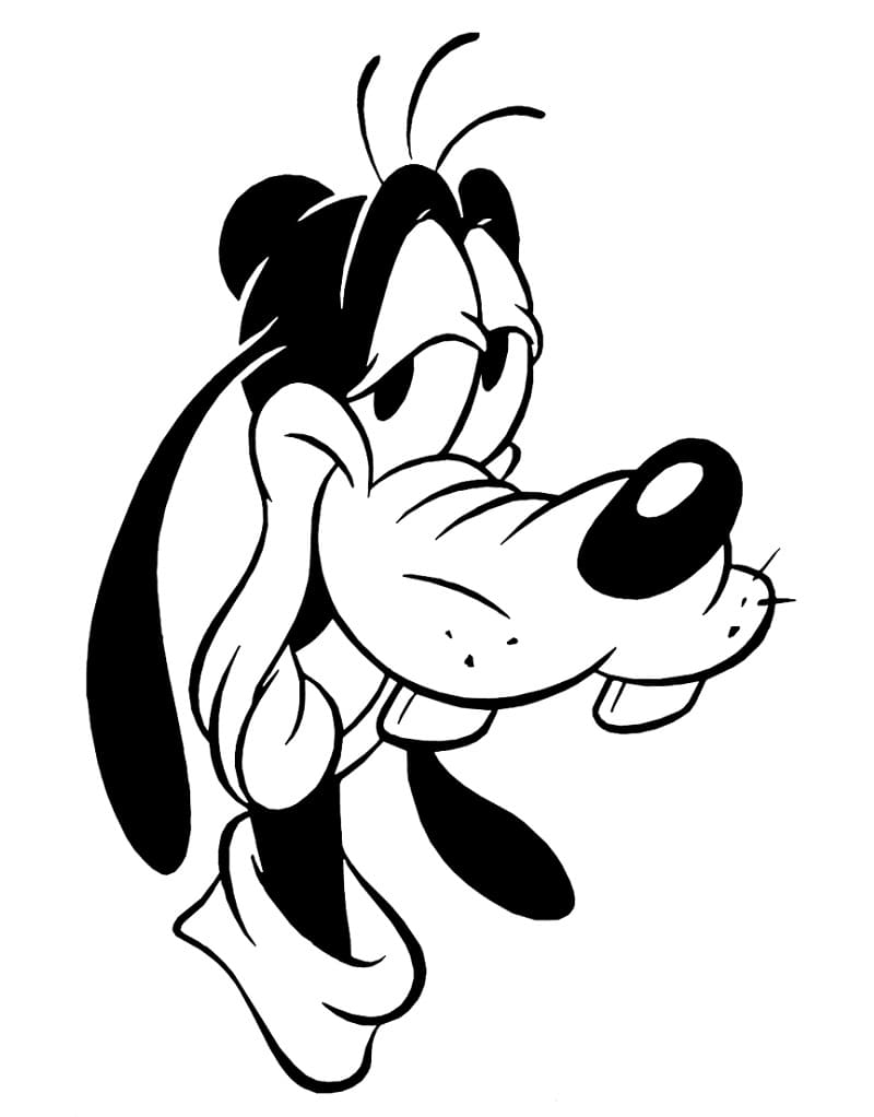 Pippo Gratis Stampabile da colorare