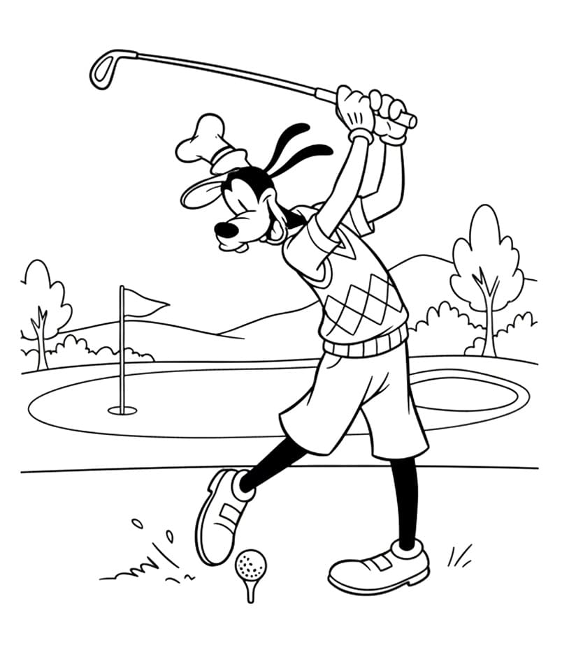 Pippo Grazioso da colorare