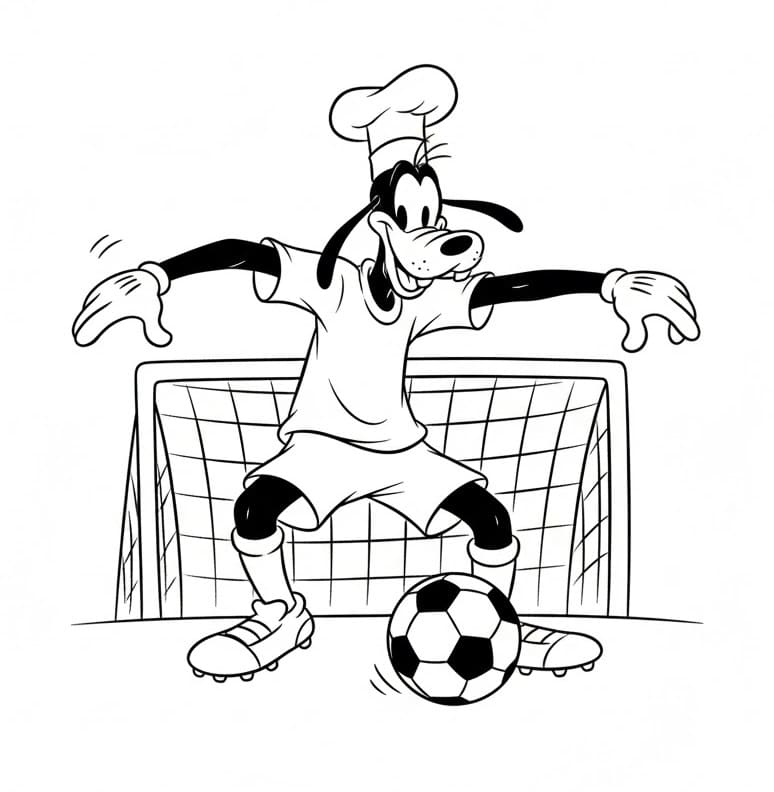 Pippo Molto Buffo da colorare