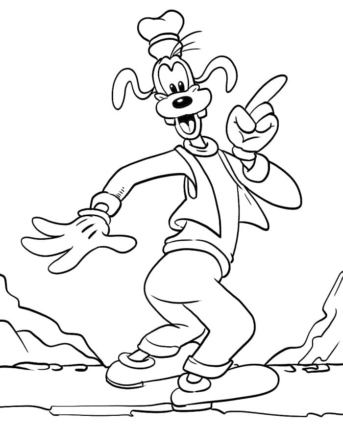 Pippo Straordinario da colorare