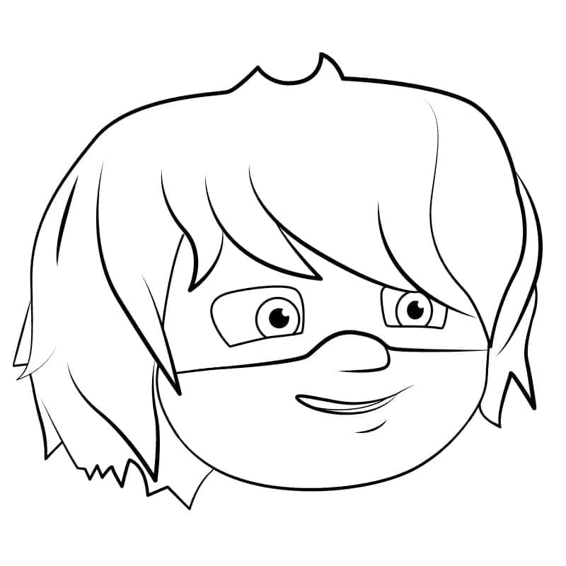 Pj Masks per Bimbi di 1 Anno da colorare